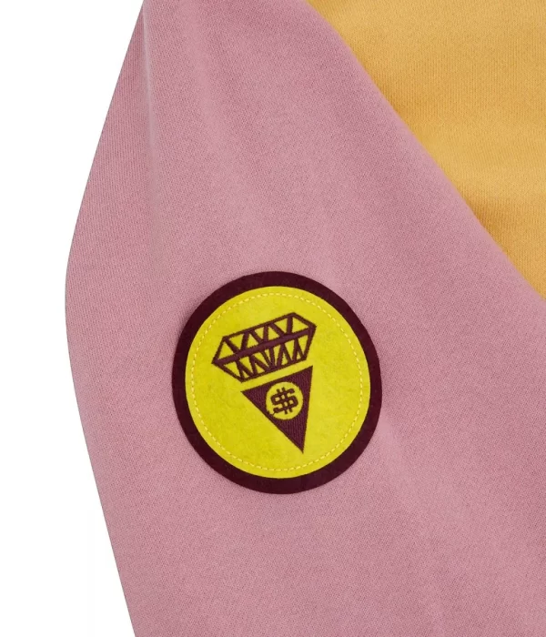 BBC Half Zip Yellow & Pink Sweatshirts