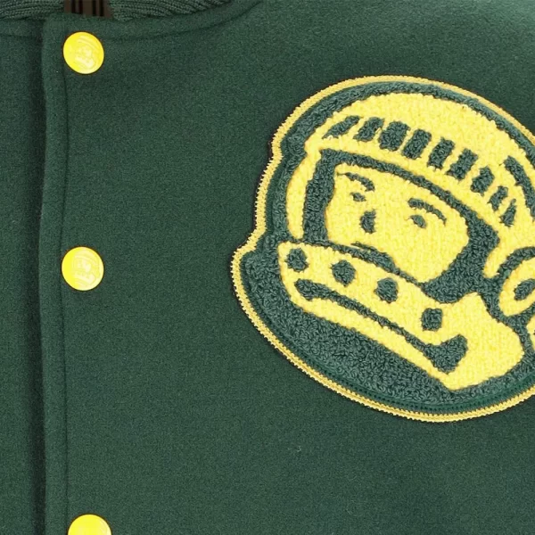 BBC Patch-detailed Button-Up Wool Varsity Jackets