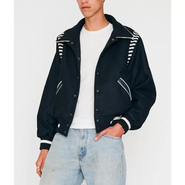 Bare Knuckles Western Varsity Wool Jacket