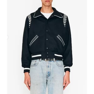 Bare Knuckles Western Wool Varsity Jacket