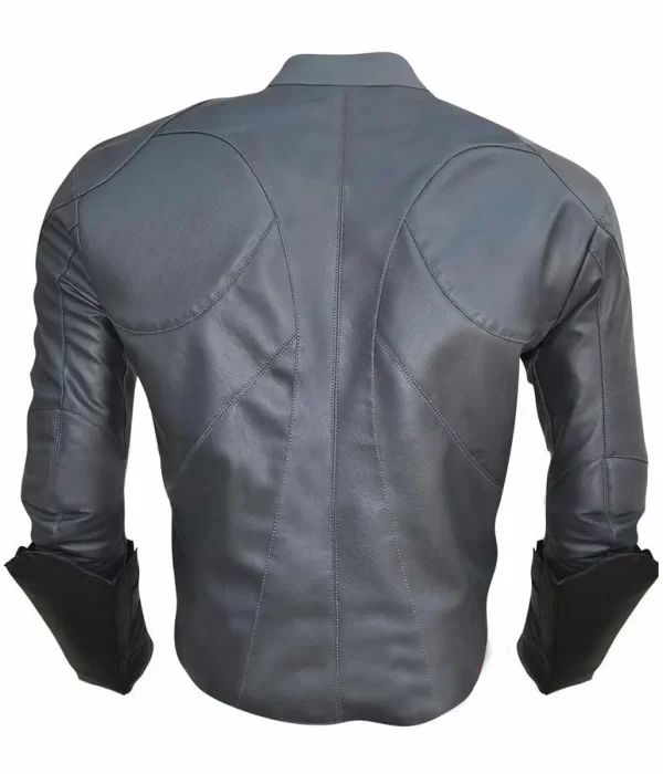 Batman Arkham Knight Batman Gray Leather Jacket