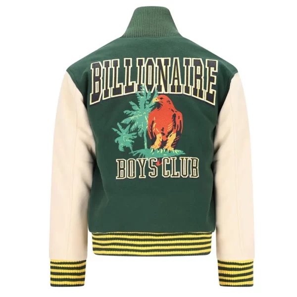 Billionaire Boys Club Patch-Detailed Eagle Varsity Wool Jacket