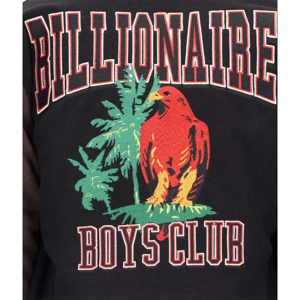 Billionaire Boys Club Patch-Detailed Eagle Varsity Wool Jackets