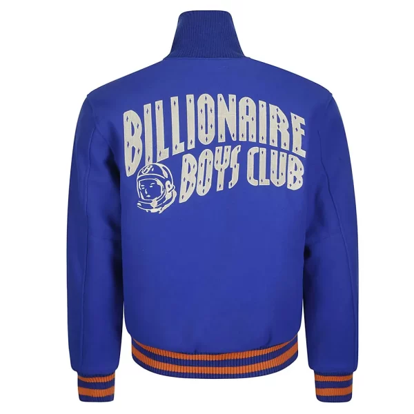 Blue Billionaire Boys Club Astro Varsity Wool Jacket