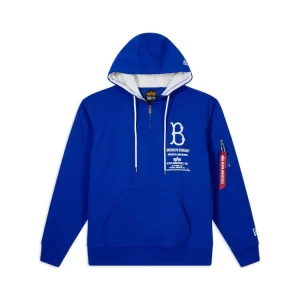 Brooklyn Dodgers X Alpha X New Era Cotton Hoodie