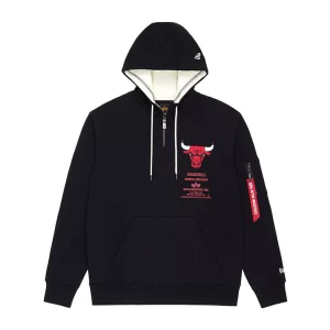 Chicago Bulls X Alpha X New Era Cotton Hoodie