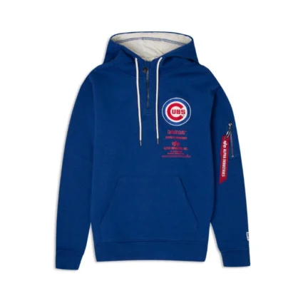 Chicago Cubs X Alpha X New Era Blue Hoodie
