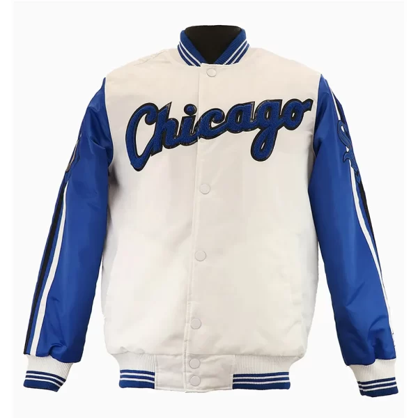 Chicago White Sox Striped Satin Jacket