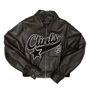 Clints Co Bully Black Leather Jacket