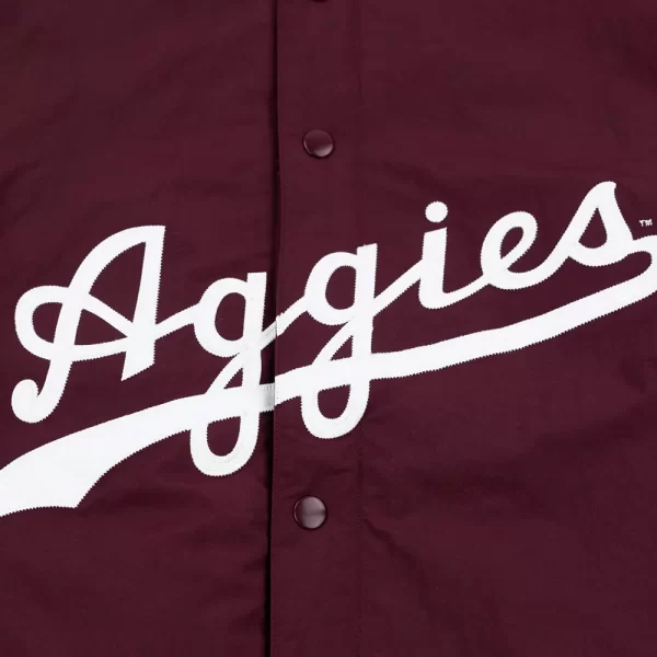 Coaches Texas A&M Aggies Baseball Maroon Jackets