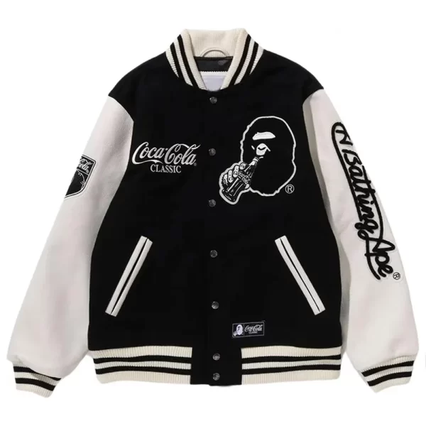 Coca Cola Black Varsity Jacket