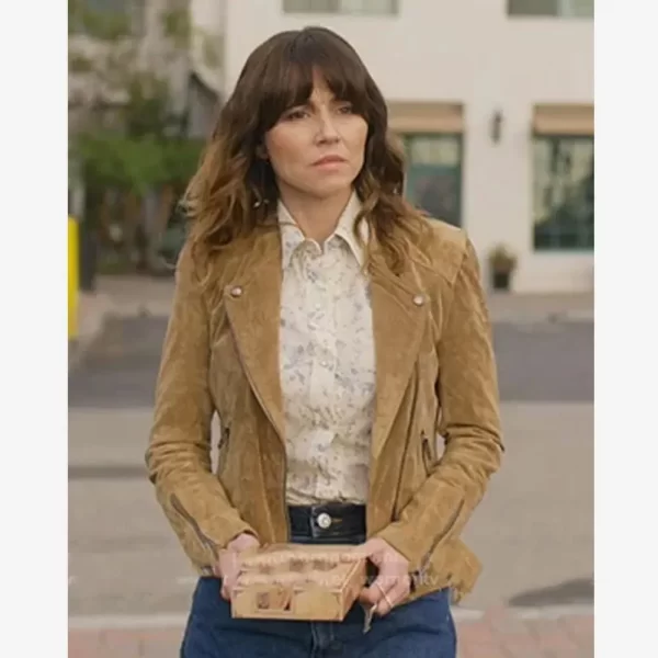 Dead To Me Linda Cardellini Suede Leather Jackets