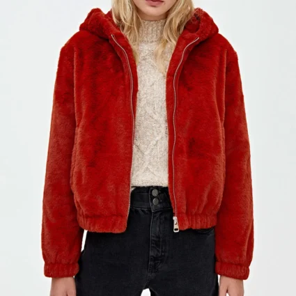 Dominique Moore Finding Alice Red Jacket