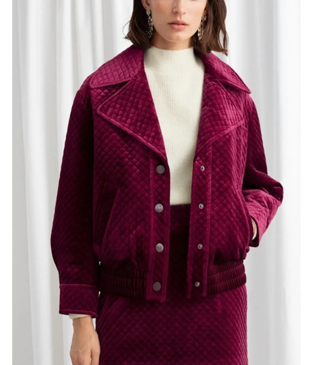 Emily in Paris Emily Cooper Velvet Jacket