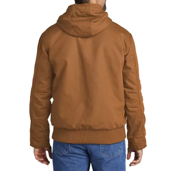 Fanum Cotton Brown Jacket with Hood