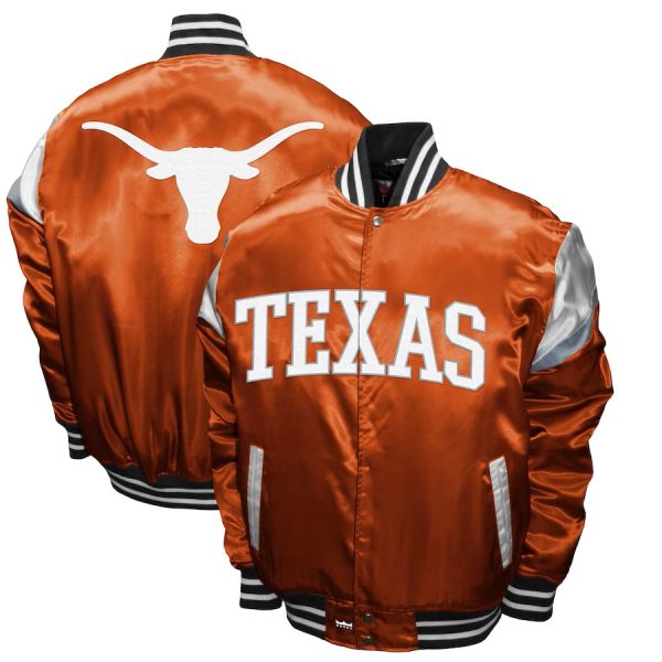 Franchise Club Texas Longhorns Texas Power Satin Jacket