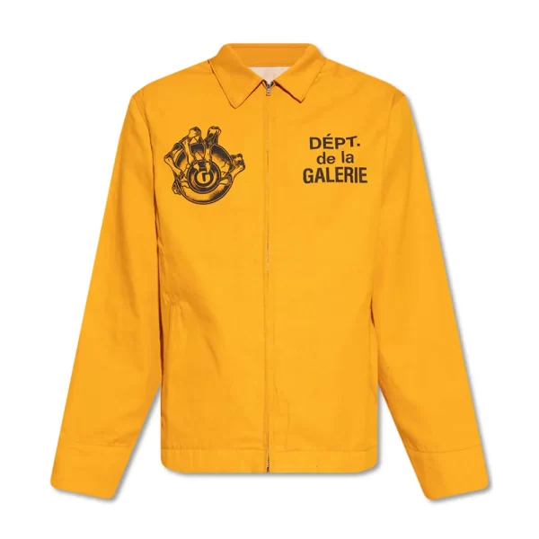 Gallery Dept Art That Kills Yellow Cotton Jacket