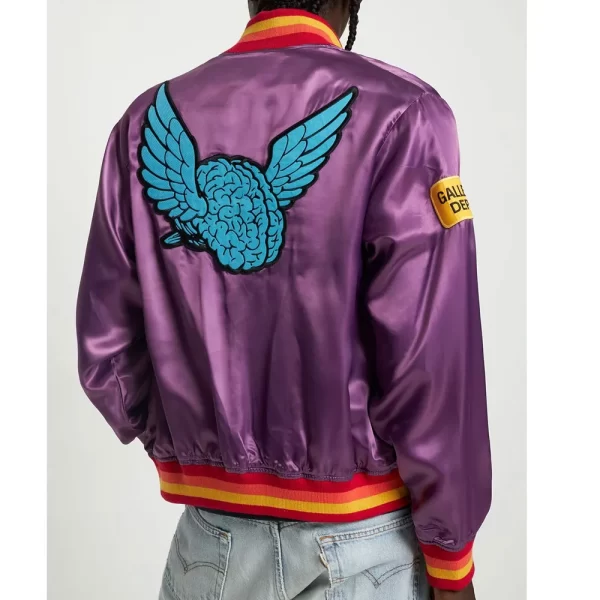 Gallery Dept. MVP Embroidered Bomber Satin Jacket