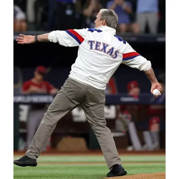 George Bush Texas Rangers Jacket