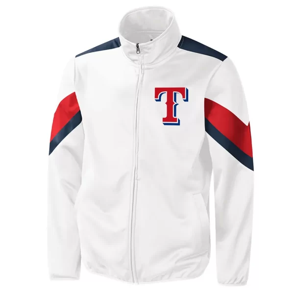 George Bush Texas Rangers White Jacket