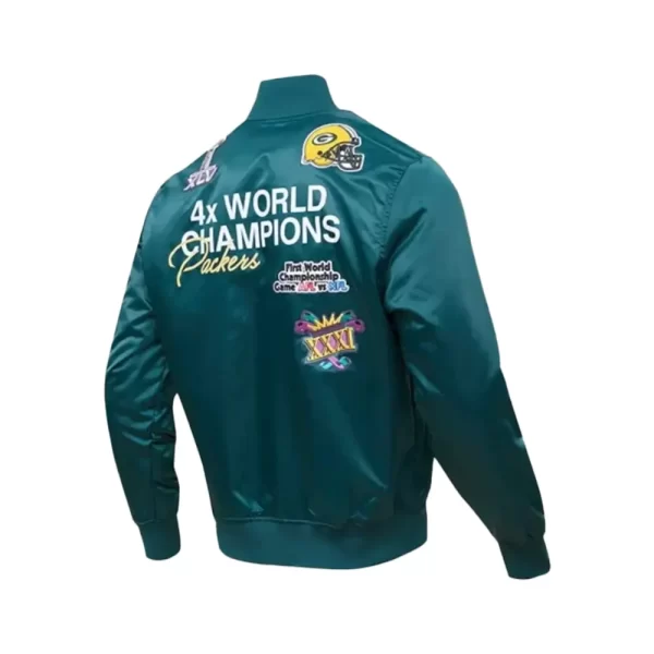 Green Bay Packers Pro Standard Championship Bomber Varsity Jacket