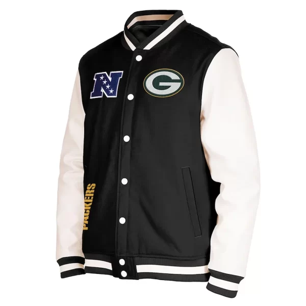 Green Bay Packers Third Down Wool Varsity Jacket