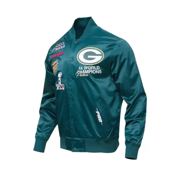 Green Bay Packers Varsity Satin Jacket