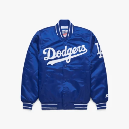 HOMAGE X Starter Dodgers Satin Blue Jacket