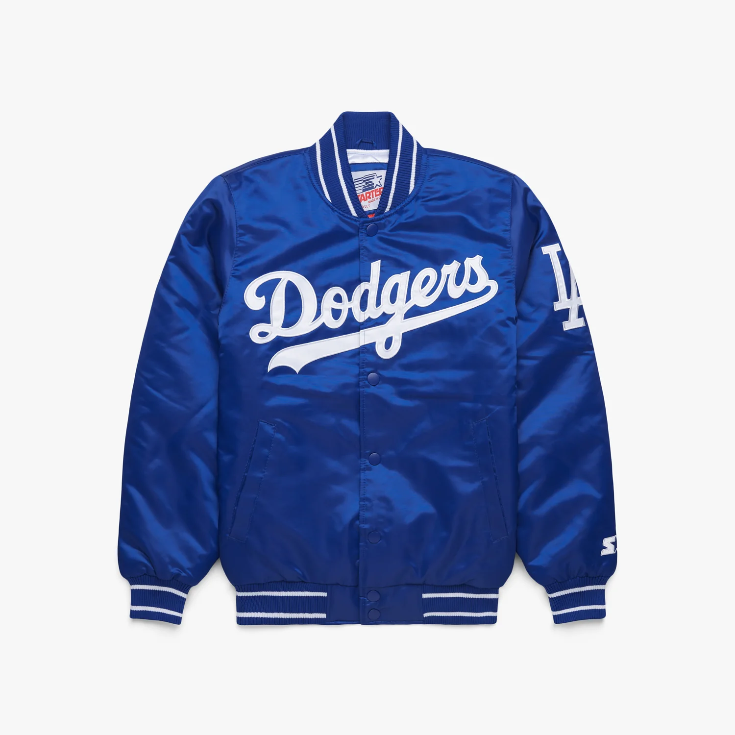 HOMAGE X Starter Dodgers Satin Blue Jacket