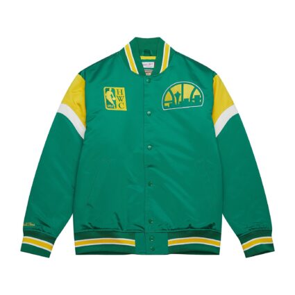 Heavyweight Seattle Supersonics Satin Jacket