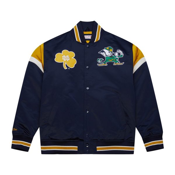 Heavyweight University of Notre Dame Satin Jacket