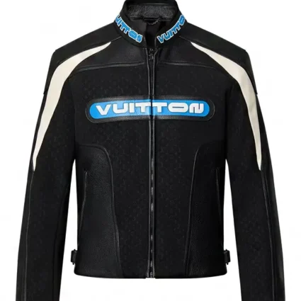 Jalen Hurts Louis Vuitton Leather Jacket