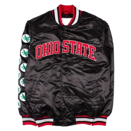 Lebron James Ohio State Buckeyes Satin Jacket