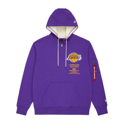 Los Angeles Lakers X Alpha X New Era Cotton Hoodie