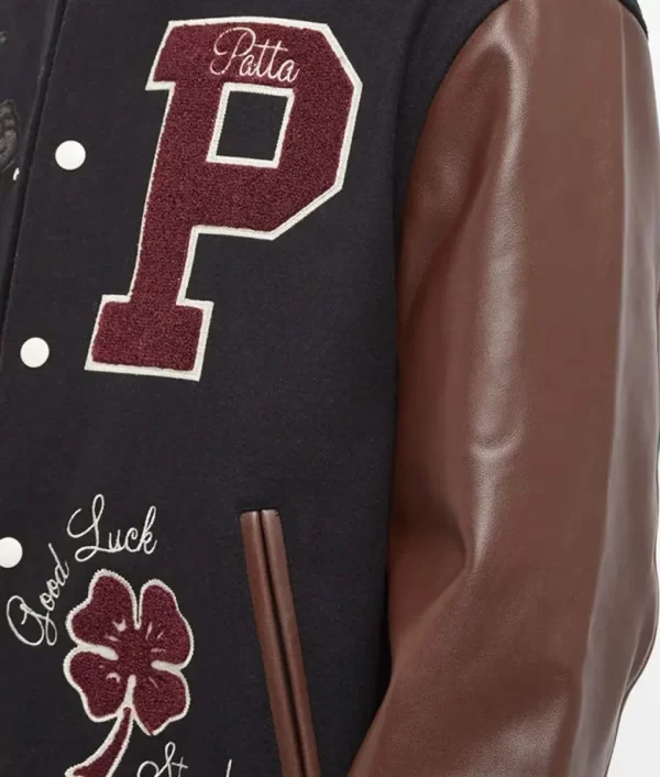 Lucky Charm Patta Varsity Jackets