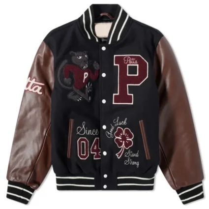 Lucky Charm Patta Wool Varsity Jacket
