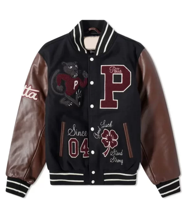 Lucky Charm Patta Wool Varsity Jacket