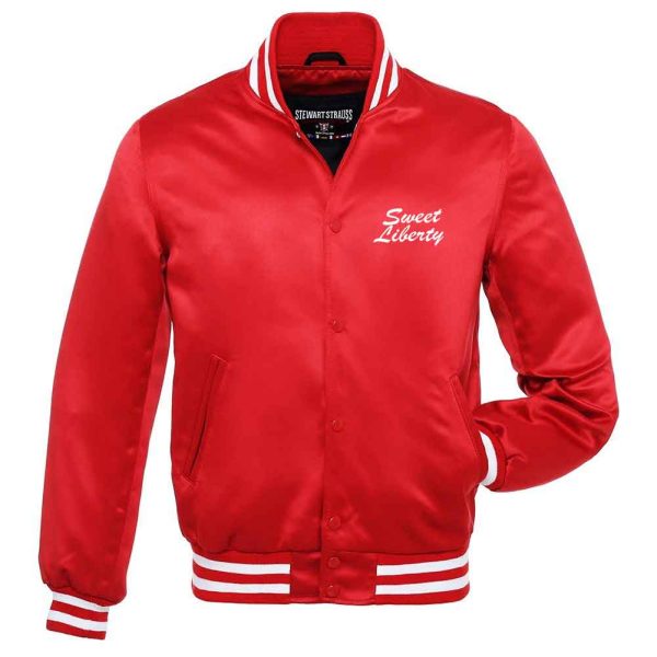 MIAMI IS THE SHIT BRO Bomber Jacket - Red