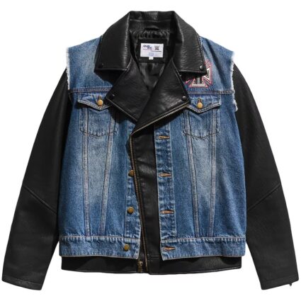 Men's Chalk Line Black & Blue Triple H The Game Denim Entrance Jacket