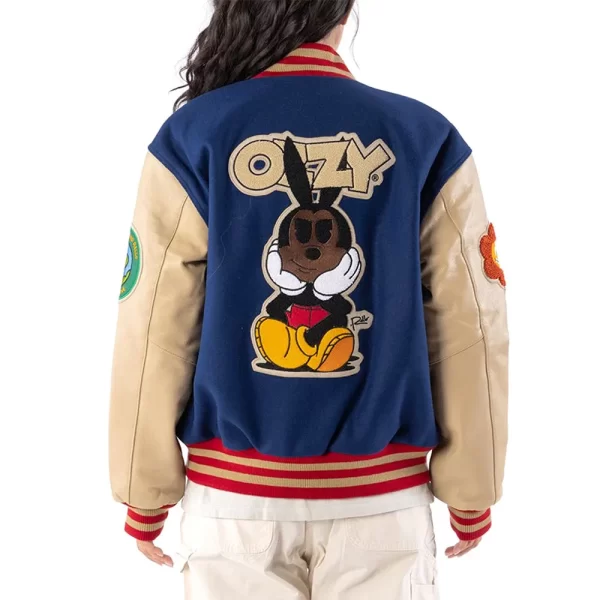 Mickey Mouse Ozzy Rello Varsity Wool Jacket