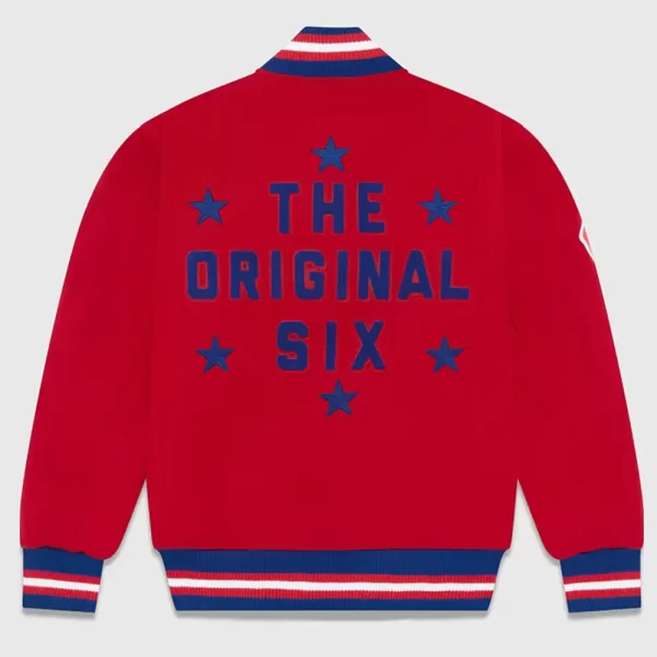 Montreal Canadiens OVO Varsity Red Wool Jacket