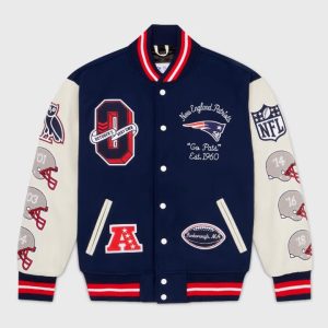 NFL New England Patriots Wool Varsity Jacket