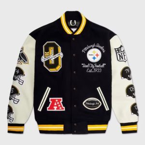 NFL Pittsburgh Steelers Wool Varsity Jacket