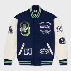 NFL Seattle Seahawks Wool Varsity Jacket