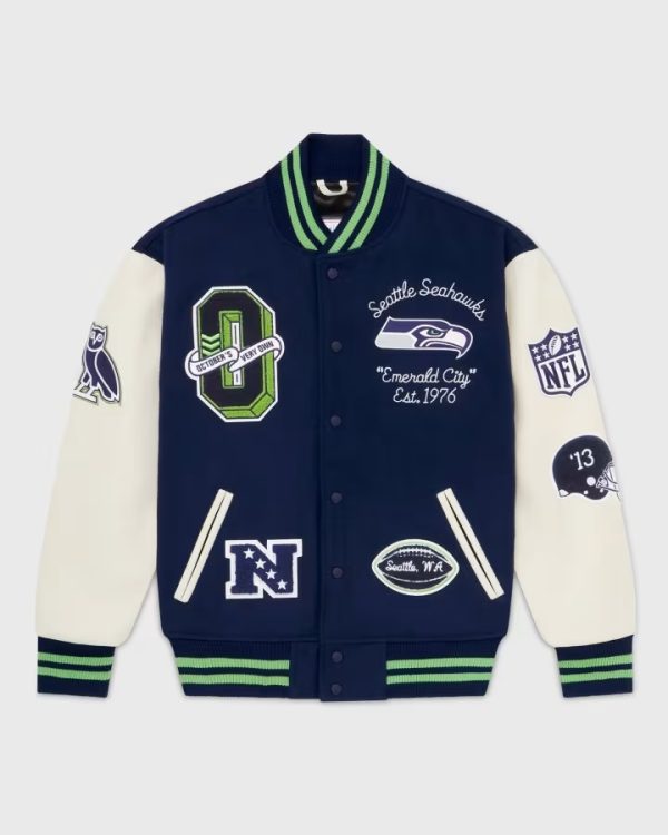 NFL Seattle Seahawks Wool Varsity Jacket