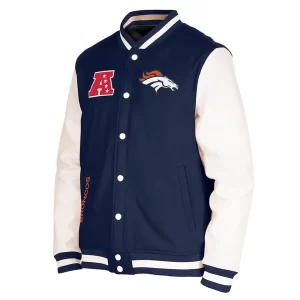 New England Patriots Third Down Wool Varsity Jacket