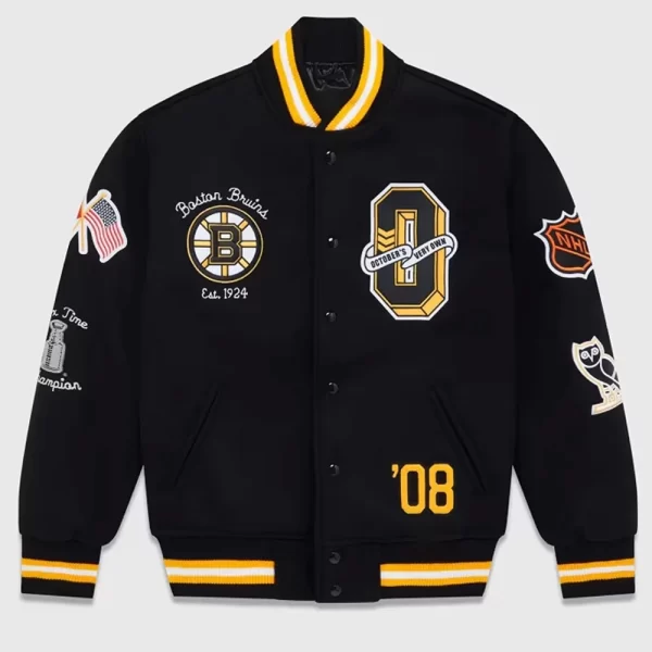 OVO Boston Bruins Wool Varsity Jacket