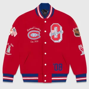 OVO Montreal Canadiens Wool Varsity Jacket