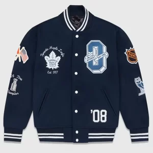 OVO Toronto Maple Leafs Wool Varsity Jacket