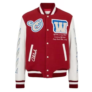 On The Go Wool Varsity Jacket